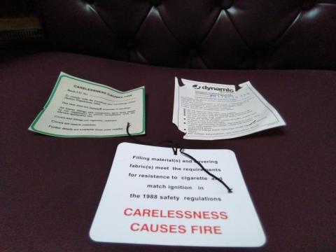 Carelessness causes fire стулья